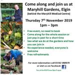 Bonus Session at Maryhill Gardens @ Maryhill Medical Practice, Elgin