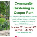 Community Gardening at Cooper Park @ Cooper Park, Elgin